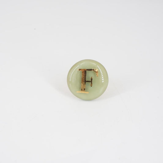 VETRO FUSO ANELLO LETTERAF SABBIA