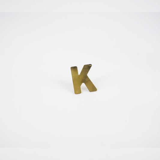 Decorative nail letter K
