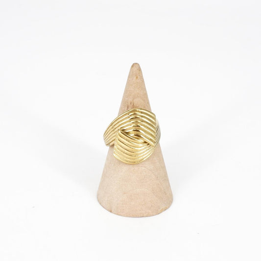ANELLO ABBRACCIO RIGATO ANELLO ABBRACCIO RIGATO SOPHIE GIOIELLI 