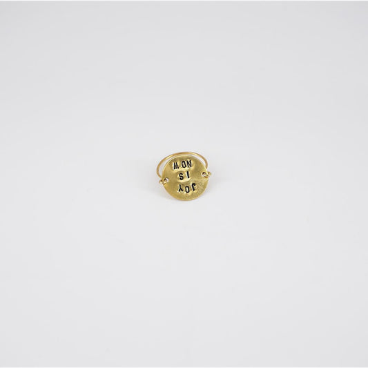 Loti ANELLO PLACCA JOY IS NOW