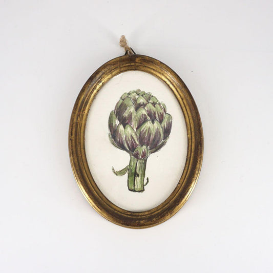 Quadretto CARCIOFO ovale