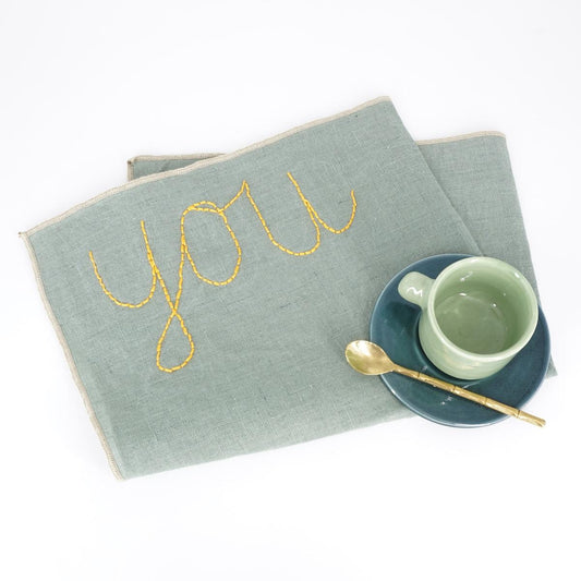 Tovaglietta ricamata YOU v sauge RICAMO YOU V SAUGE TERESA 