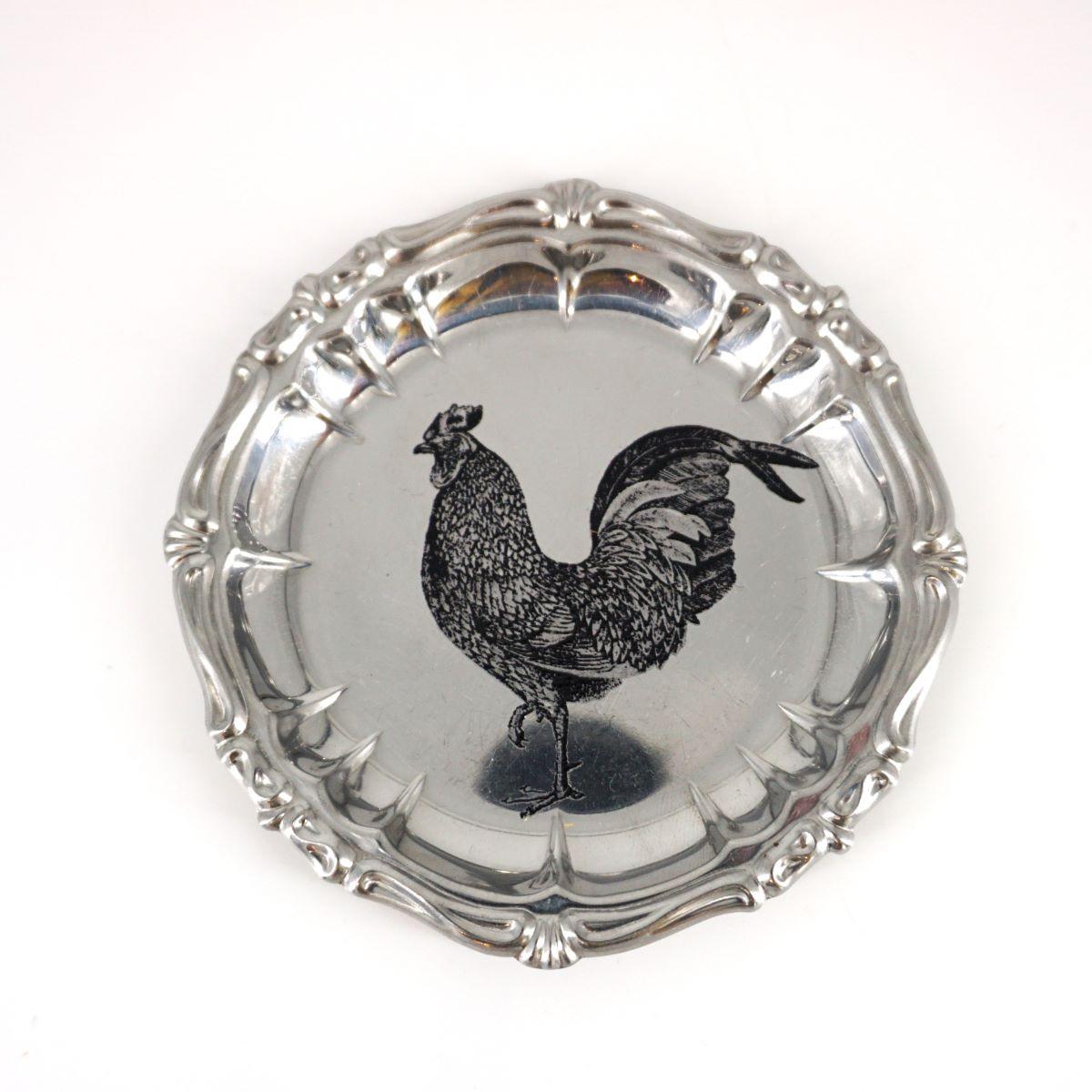 Piattino vintage GALLO TONDO BAROCCO