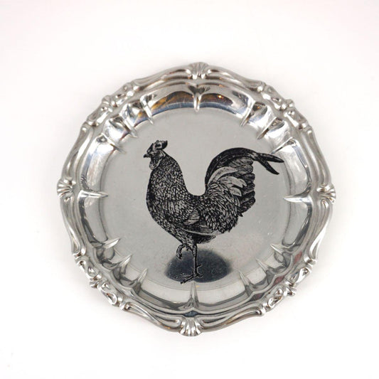 Piattino vintage GALLO TONDO BAROCCO