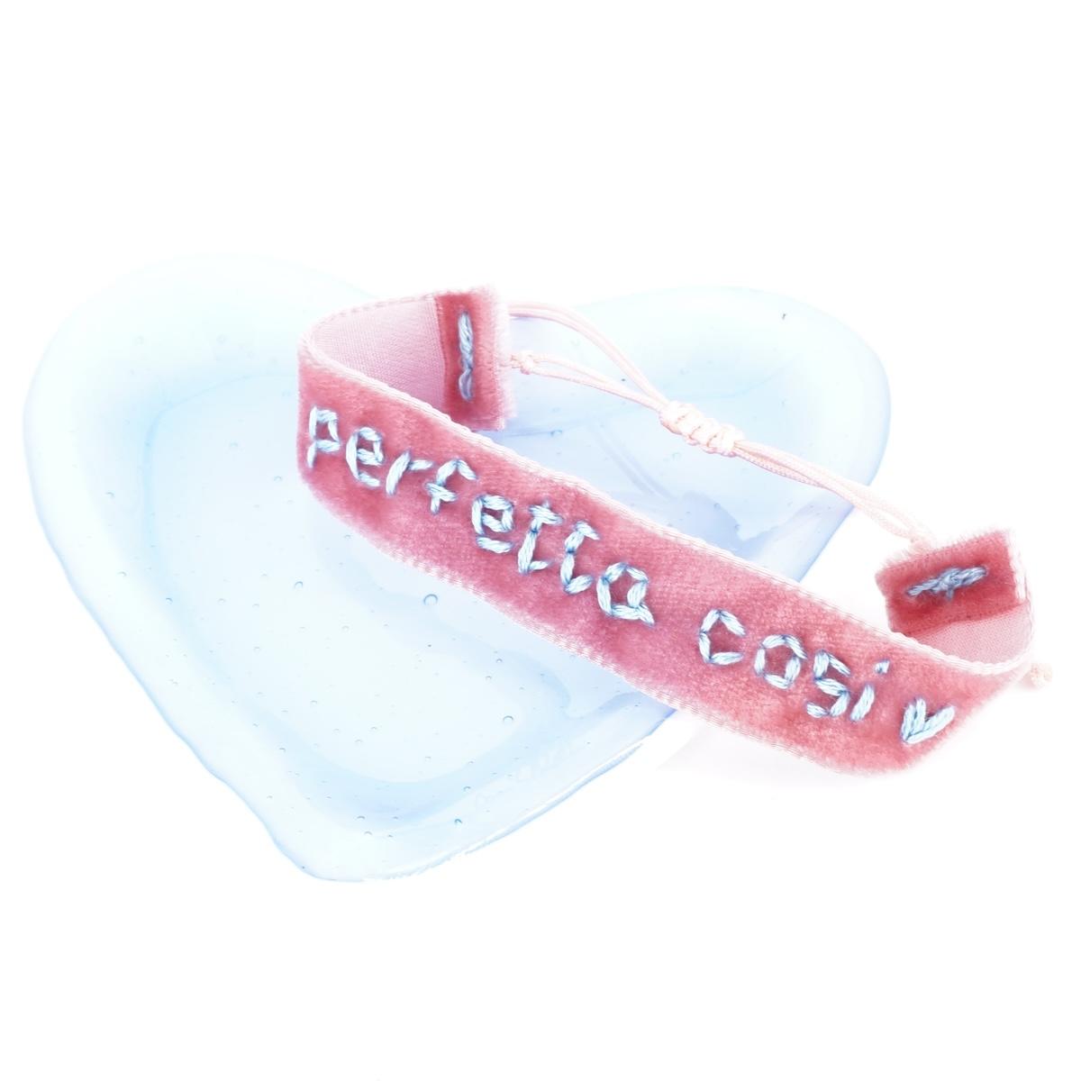 Bracciale in velluto PERFETTA COSì BRACCIALE VELLUTO PERFETTA COSÌ NOMADEA 