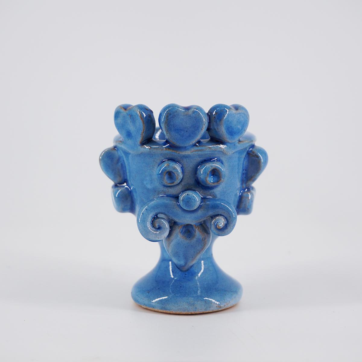 Coquetier Mori COEURS bleu clair