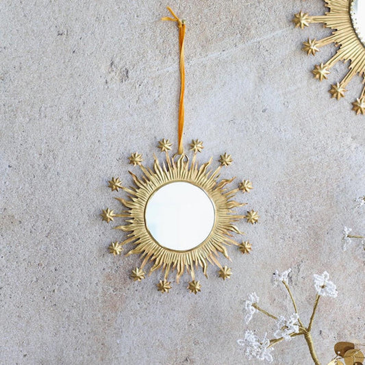 Specchio SOLE E STELLE TONDO SMALL SPECCHIO SOLE E STELLE TONDO SMALL DE WELDAAD 