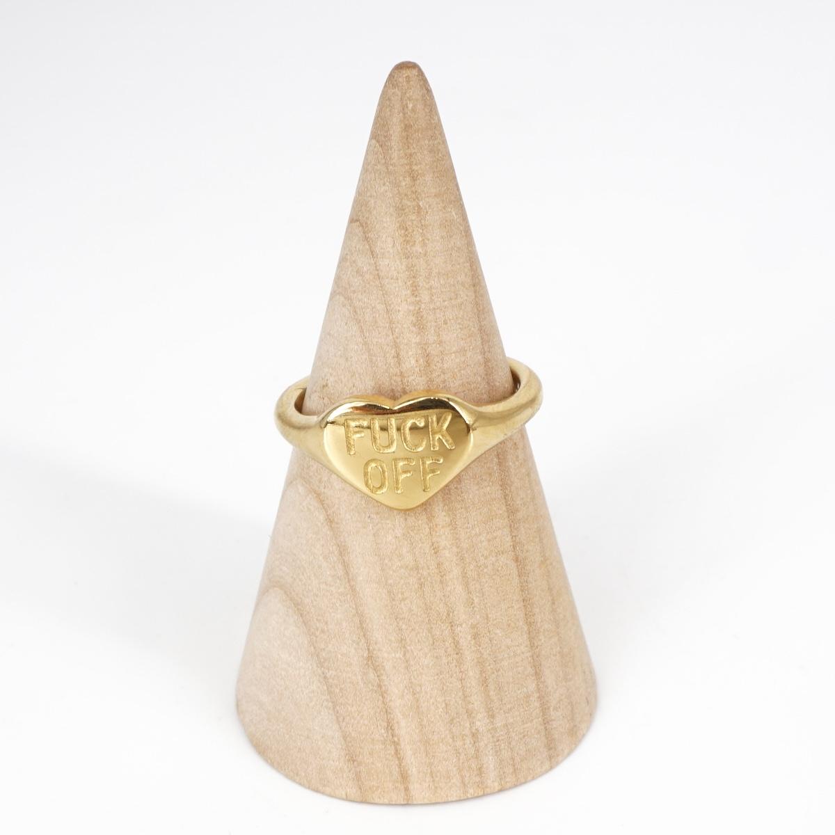 Anello CUORE FUCK OFF