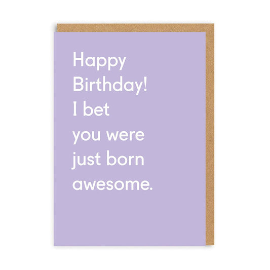 OHHDEER BORN AWESOME