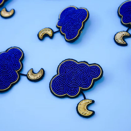 SPILLA NUVOLA E LUNA SPILLA NUVOLA E LUNA  MALICIEUSE DIY 