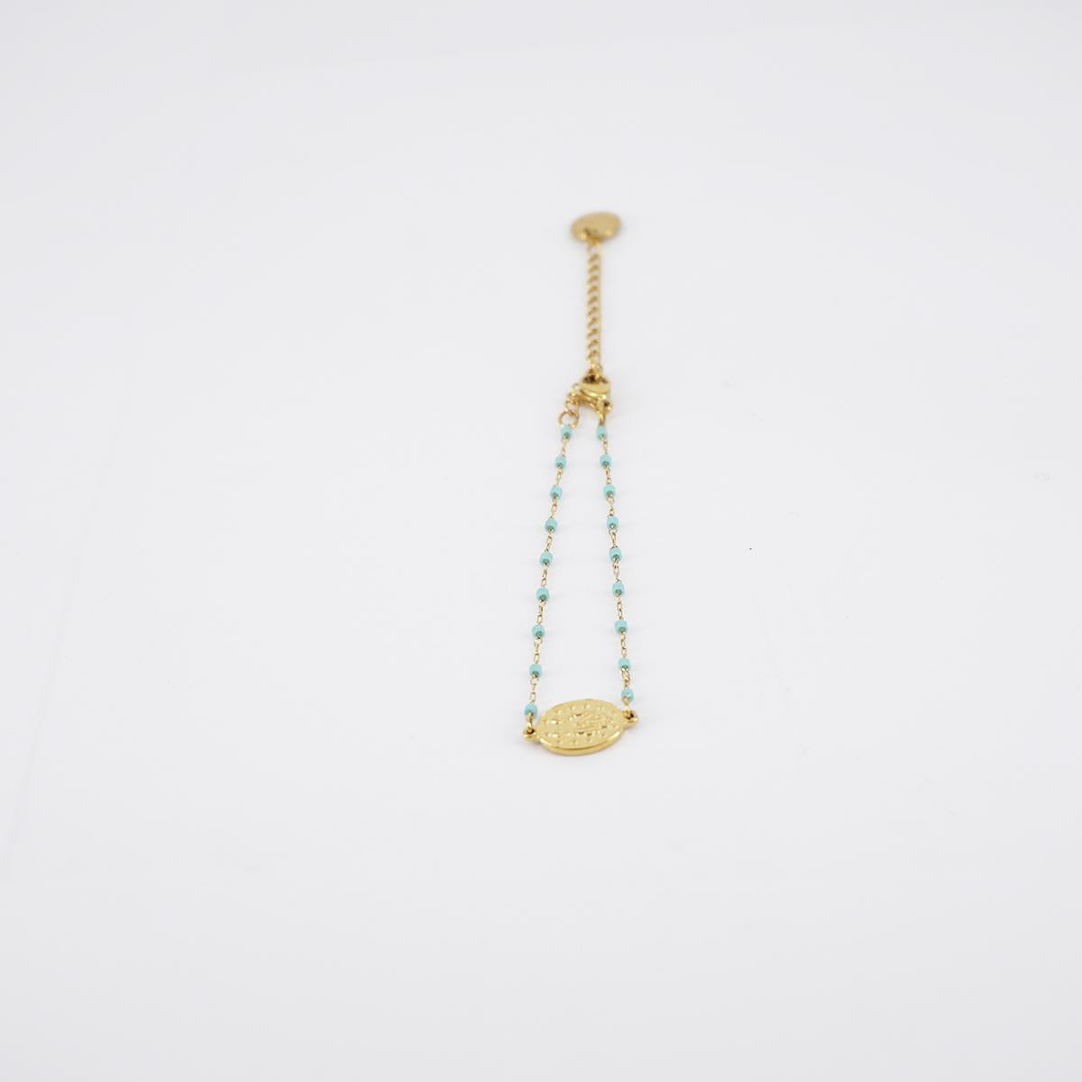 Bracciale MADONNINA ORO AZZURRA BRACCIALE MADONNINA ORO AZZURRO NUSA DUA 