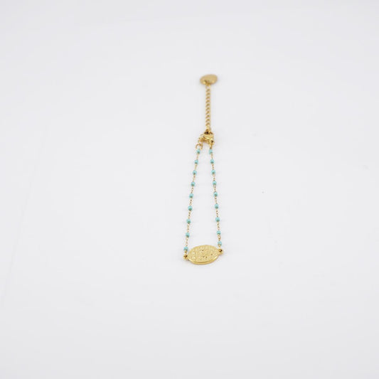 Bracciale MADONNINA ORO AZZURRA BRACCIALE MADONNINA ORO AZZURRO NUSA DUA 