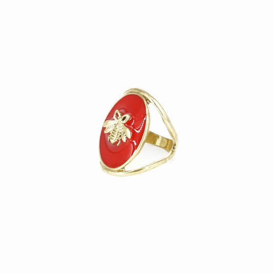 ANELLO APE CAMMEO ROSSO ANELLO APE CAMMEO ROSSO MONDO E COLORI 