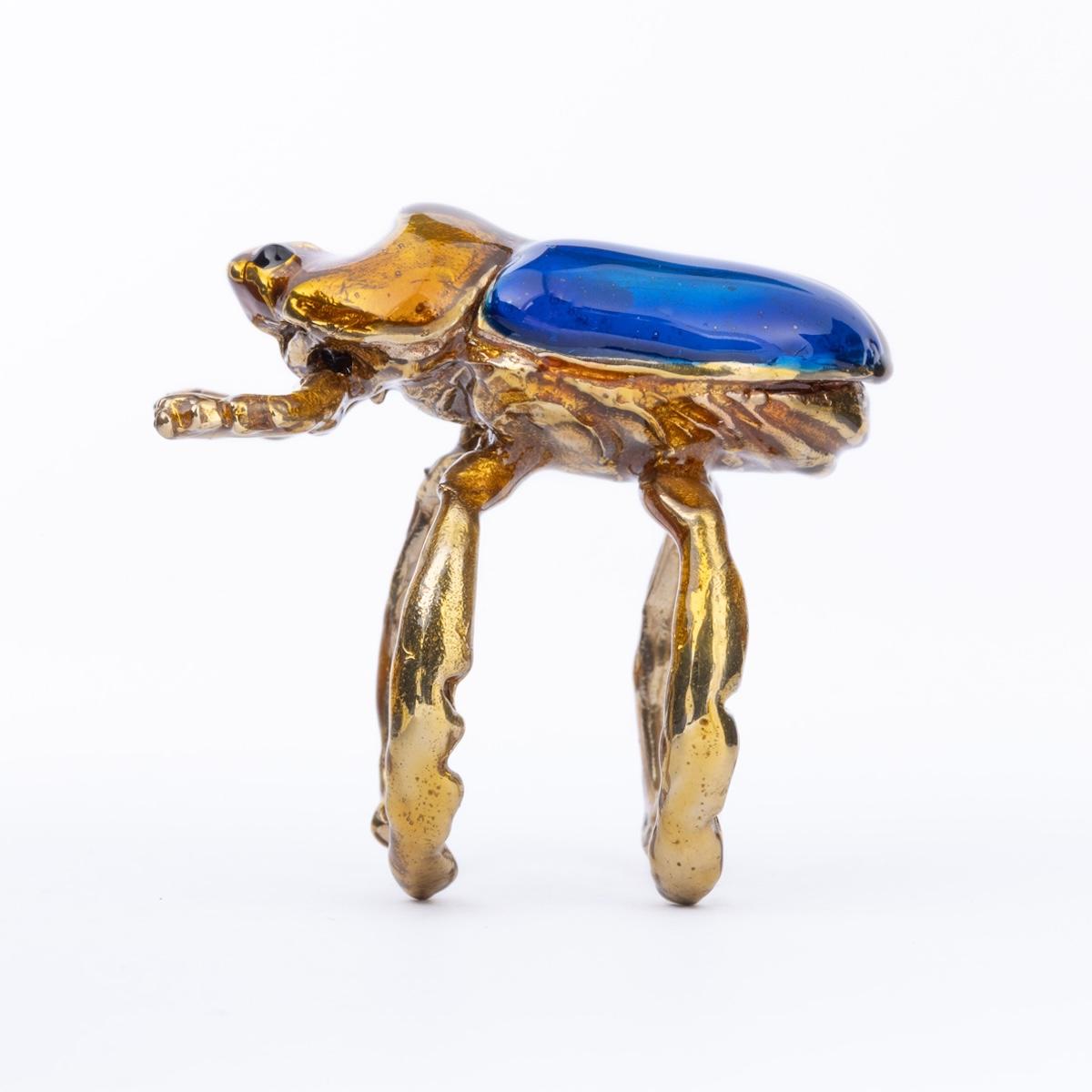 Anello SCARABEO BLUETTE femmina large ANELLO SCARABEO BLUETTE F LARGE OFFICINE904 