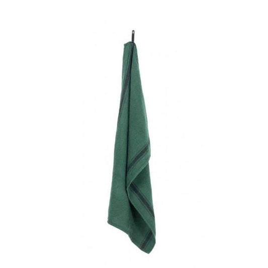 Linen dishcloth - green meleze