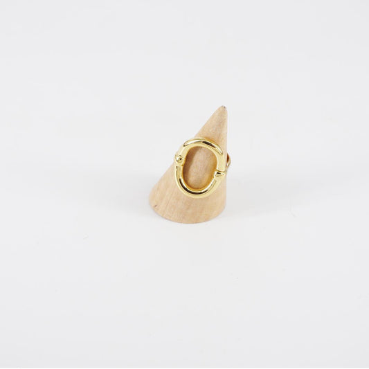 Anello OVALE BUCATO MANIGLIE