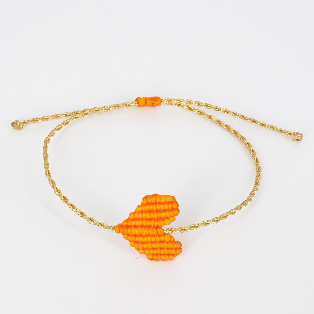 Bracciale CUORE arancione BRACCIALE CUORE ARANCIONE NOMADEA 