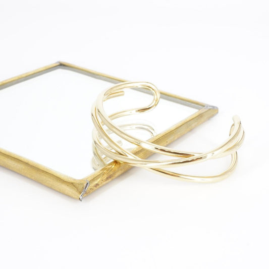 BRACCIALE RIGIDO INTRECCIO BRACCIALE RIGIDO TRE FILI INTRECCIATI  SOPHIE GIOIELLI 