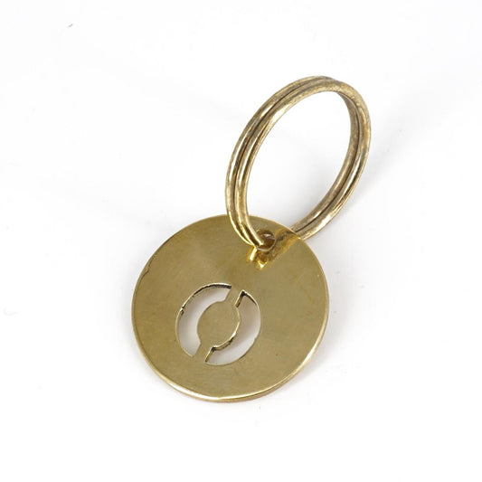 Portachiavi lettera medaglia O
