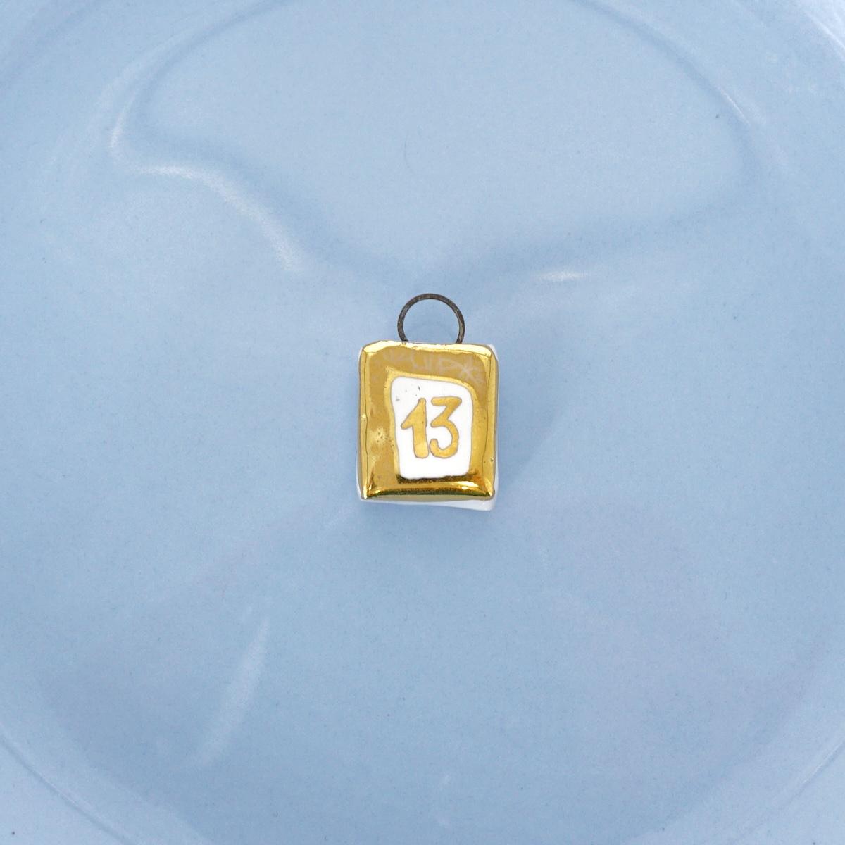 Charm in ceramica 13 PIATTO CHARM 13 PIATTO AMODINO 