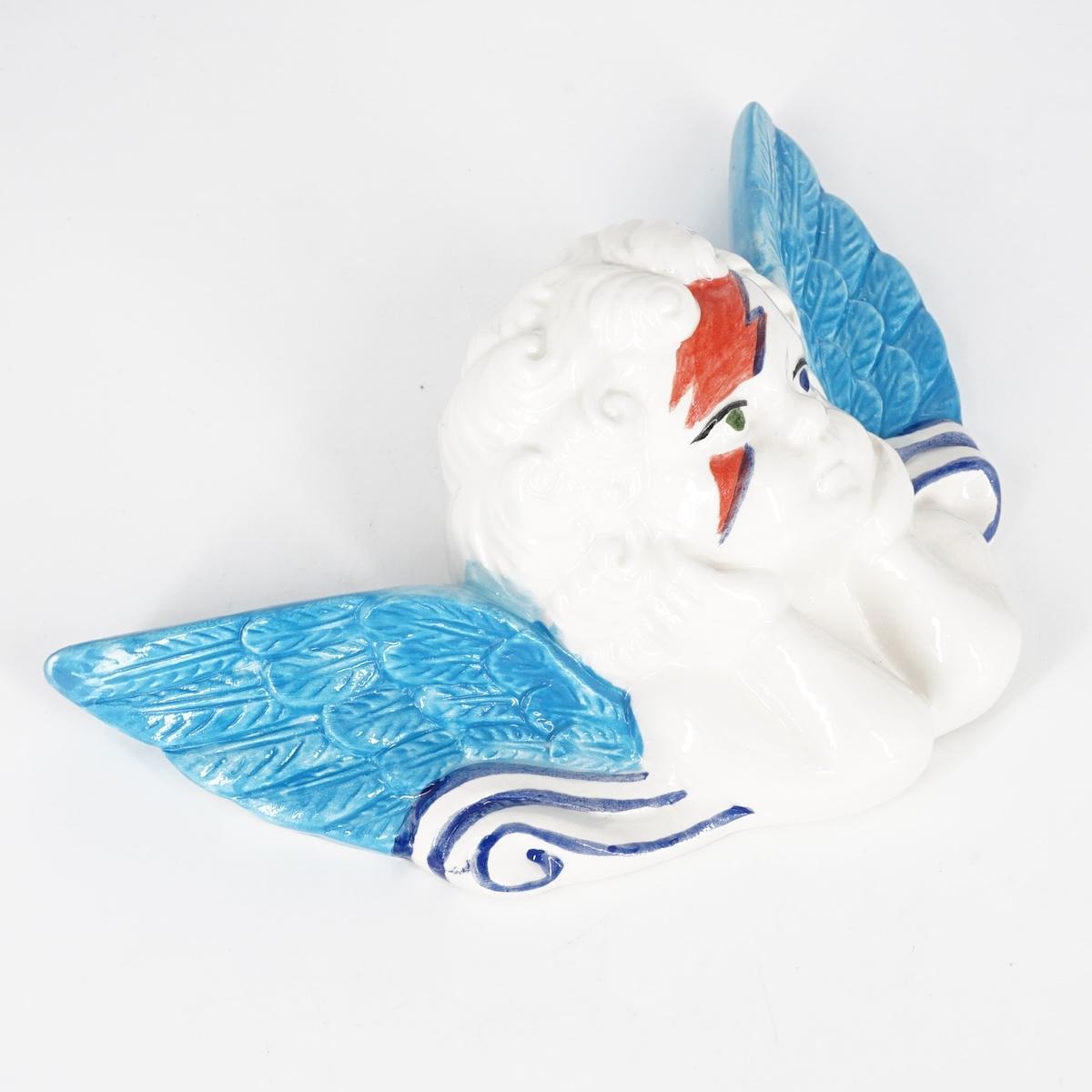 Angelo DAVID BOWIE ali azzurre ANGELO CAPELLI BIANCHI DAVID BOWIE ALI AZZURRE ZENJI CERAMICS 