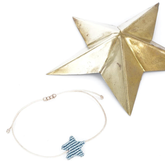 Braccialetto STELLA MINI azzurro BRACCIALETTO MINI STELLA AZZURRO NOMADEA 