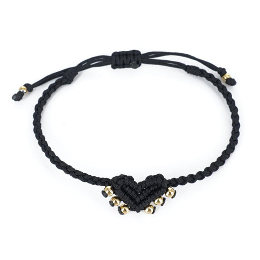 Bracciale CUORE SACRO con borchie NERO BRACCIALE CUORE SACRO BORCHIE NERO NOMADEA 