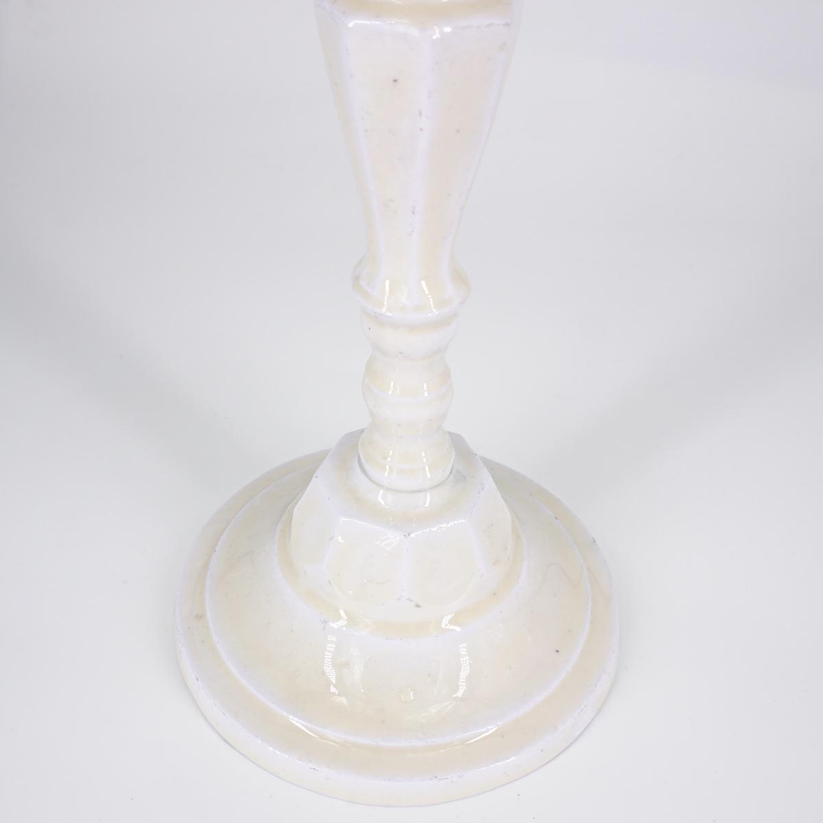 Portacandela geometrico large AVORIO