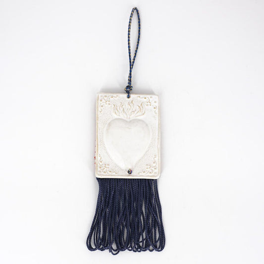 Decorazione EXVOTO con FRANGE BLU DECORAZIONE EXVOTO FRANGE BLU EIKOSITRIA 