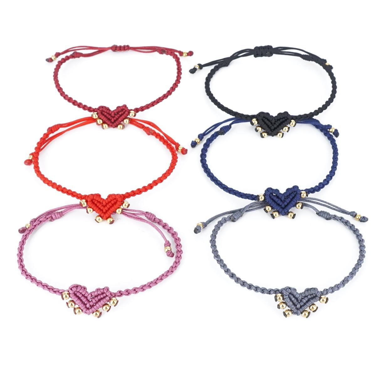 Bracciale CUORE SACRO con borchie ROSSO BRACCIALE CUORE SACRO BORCHIE ROSSO NOMADEA 