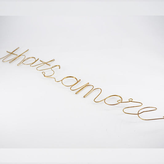 Scritta lineare that's amore