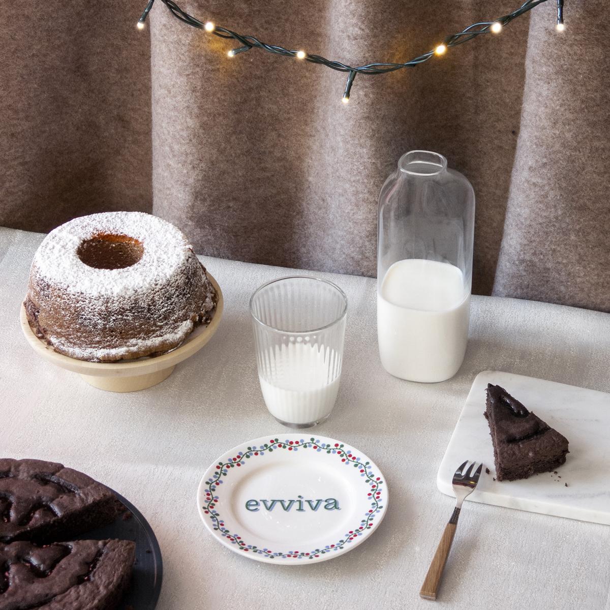 Piattino EVVIVA lucine