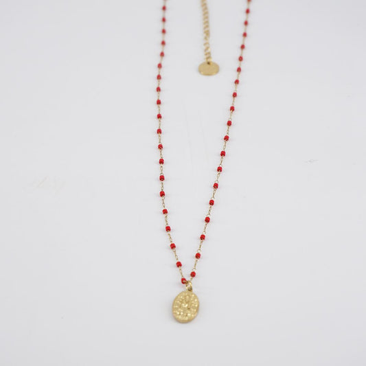 NUSA DUA COLLANA MADONNINA OROROSSO