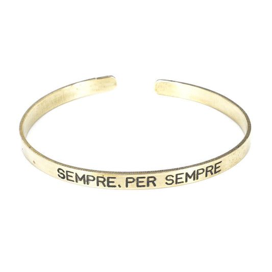 Bracciale fascia super sottile SEMPRE, PER SEMPRE BRACCIALE SUPER SOTTILE SEMPRE, PER SEMPRE BERC SOPHIE 