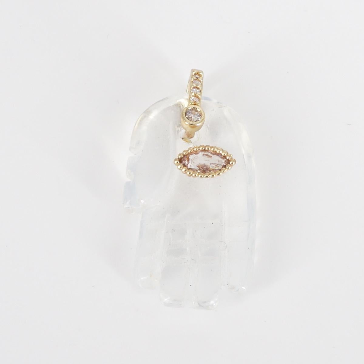 SOPHIE GIOIELLI CHARM MANO DI FATIMATRASPARENTE