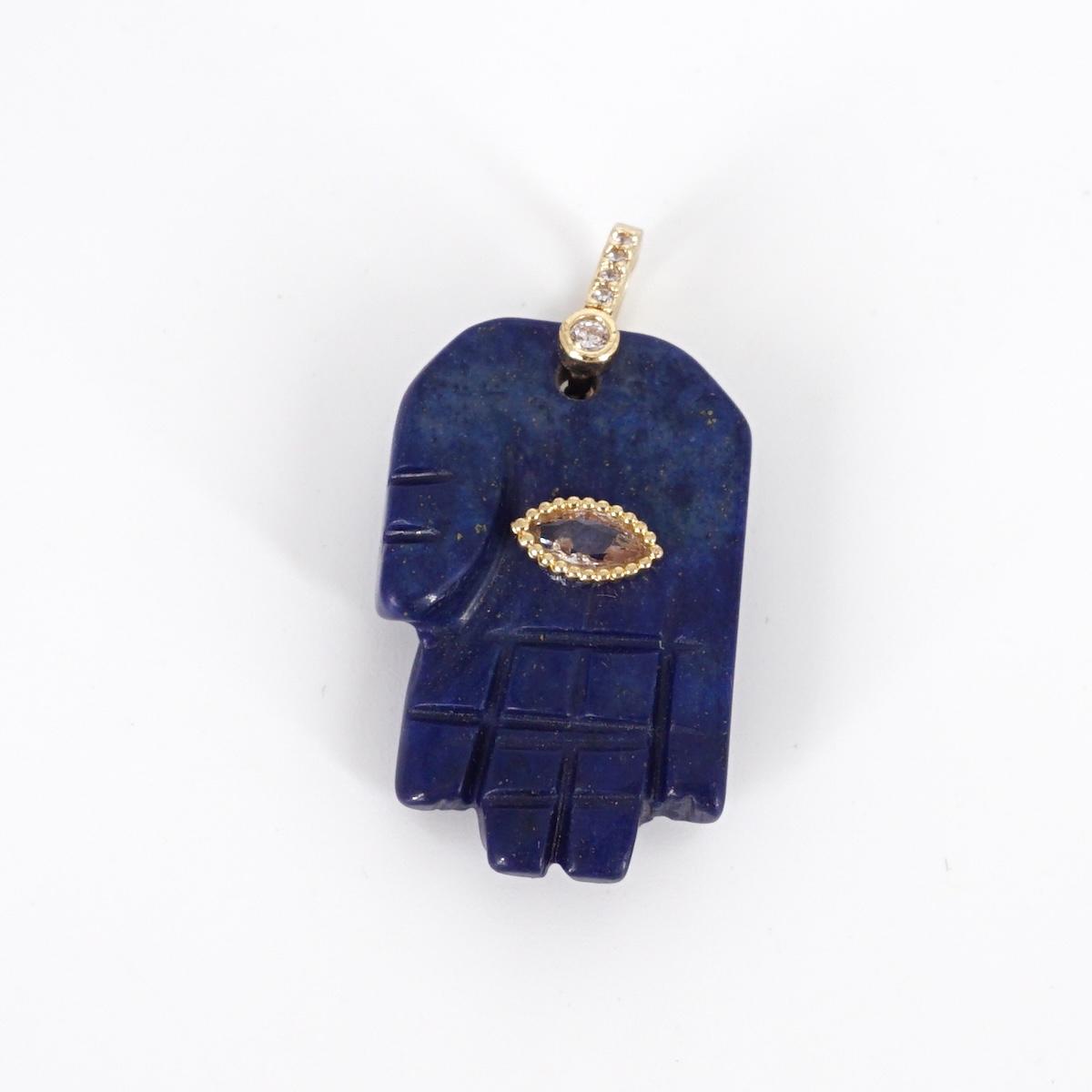 Charm mano di Fatima BLU