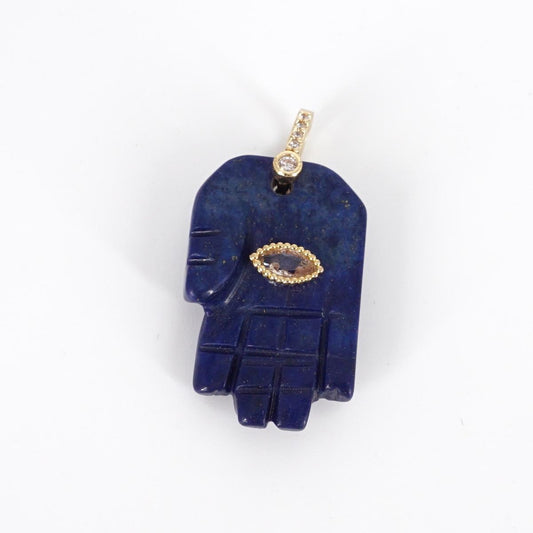 Charm mano di Fatima BLU