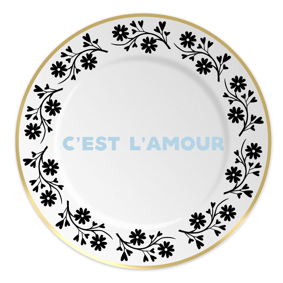 Piattino C'EST L'AMOUR