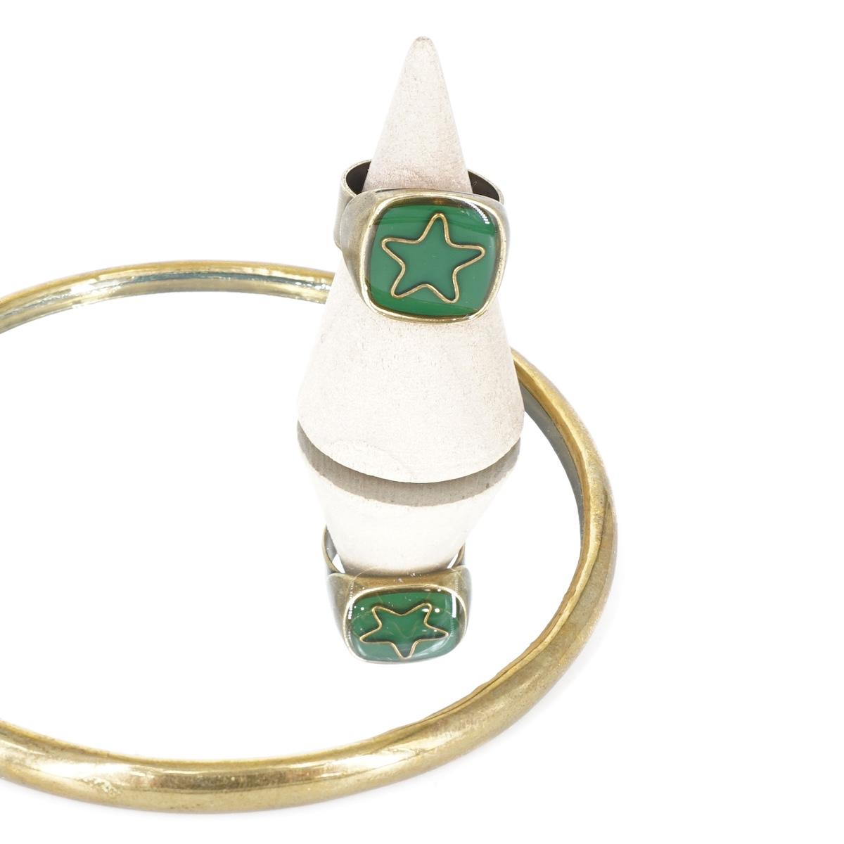 ANELLO STELLA VERDE BOSCO ANELLO STELLA VERDE BOSCO UNIQUE UNCONVENTIONAL DETAILS 