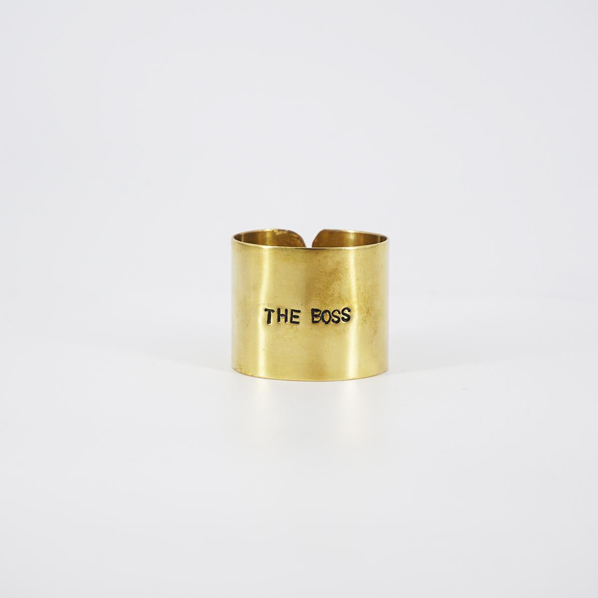 large napkin ring the boss