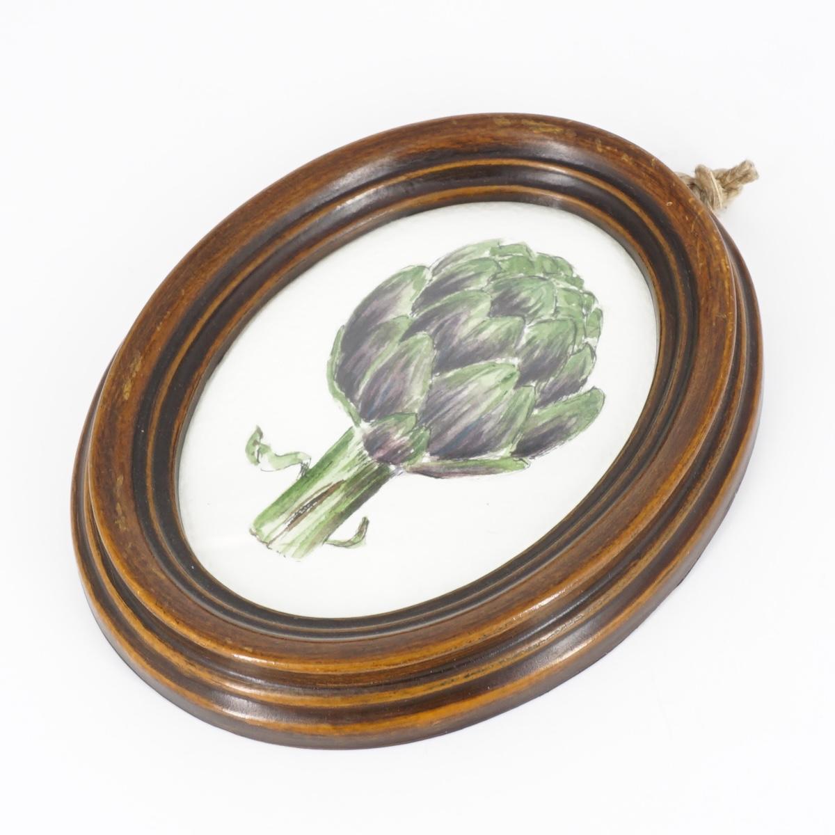 Quadretto CARCIOFO OVALE MARRONE CARCIOFO OVALE MARRONE  CATERINA BERTA 