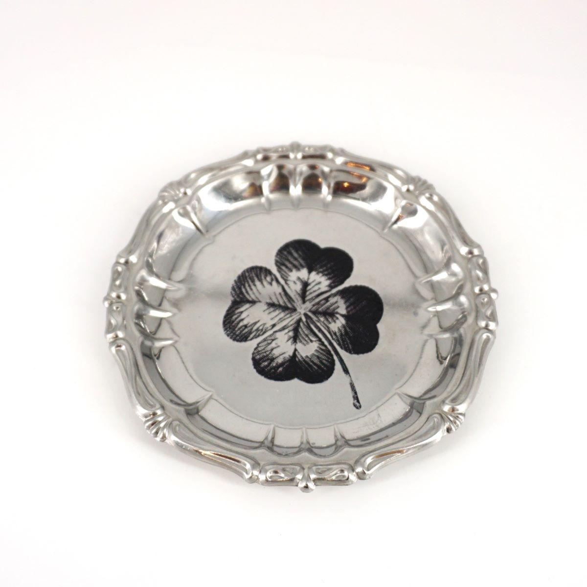 Assiette vintage baroque QUADIFOGLIO