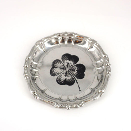 Piattino vintage QUADIFOGLIO barocco