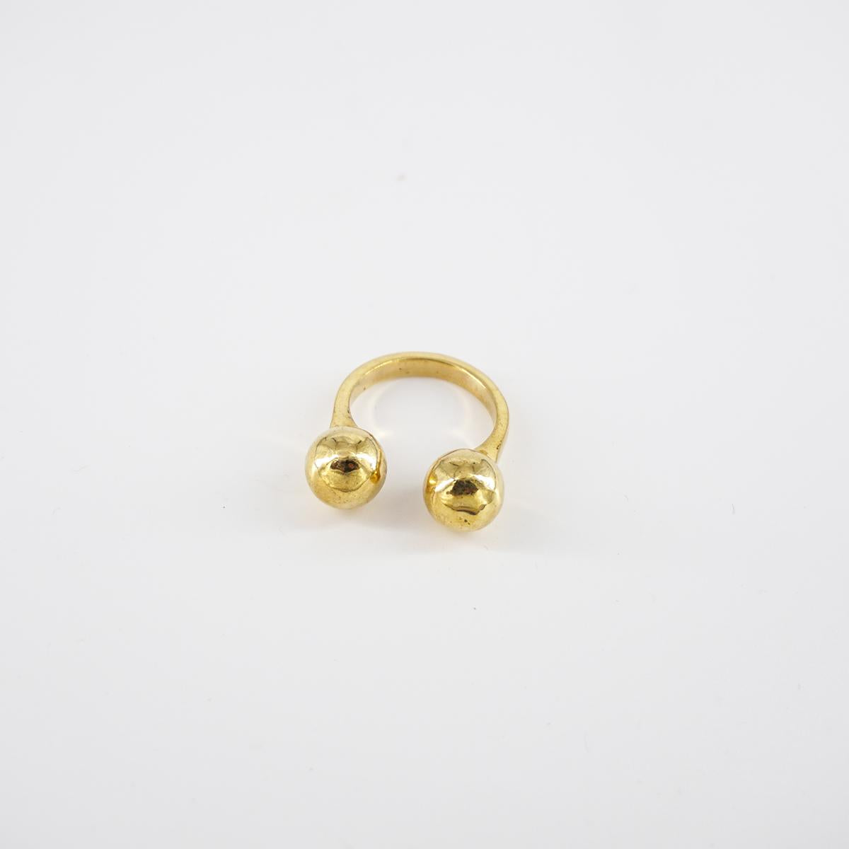 Anello due palline
