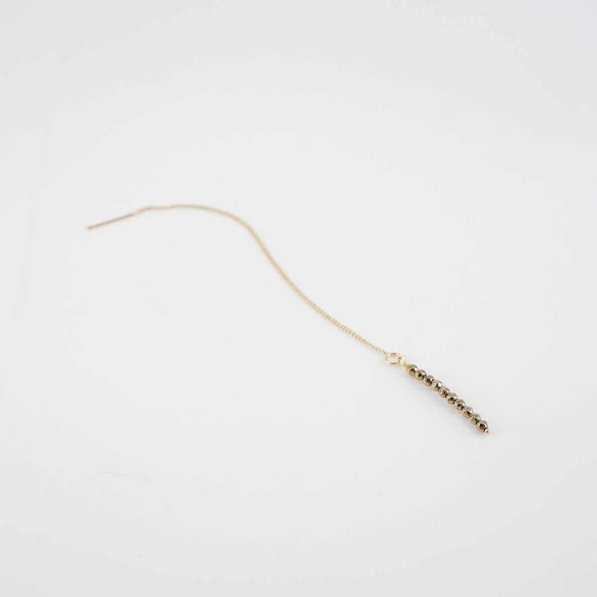 Single earring LINEA gold