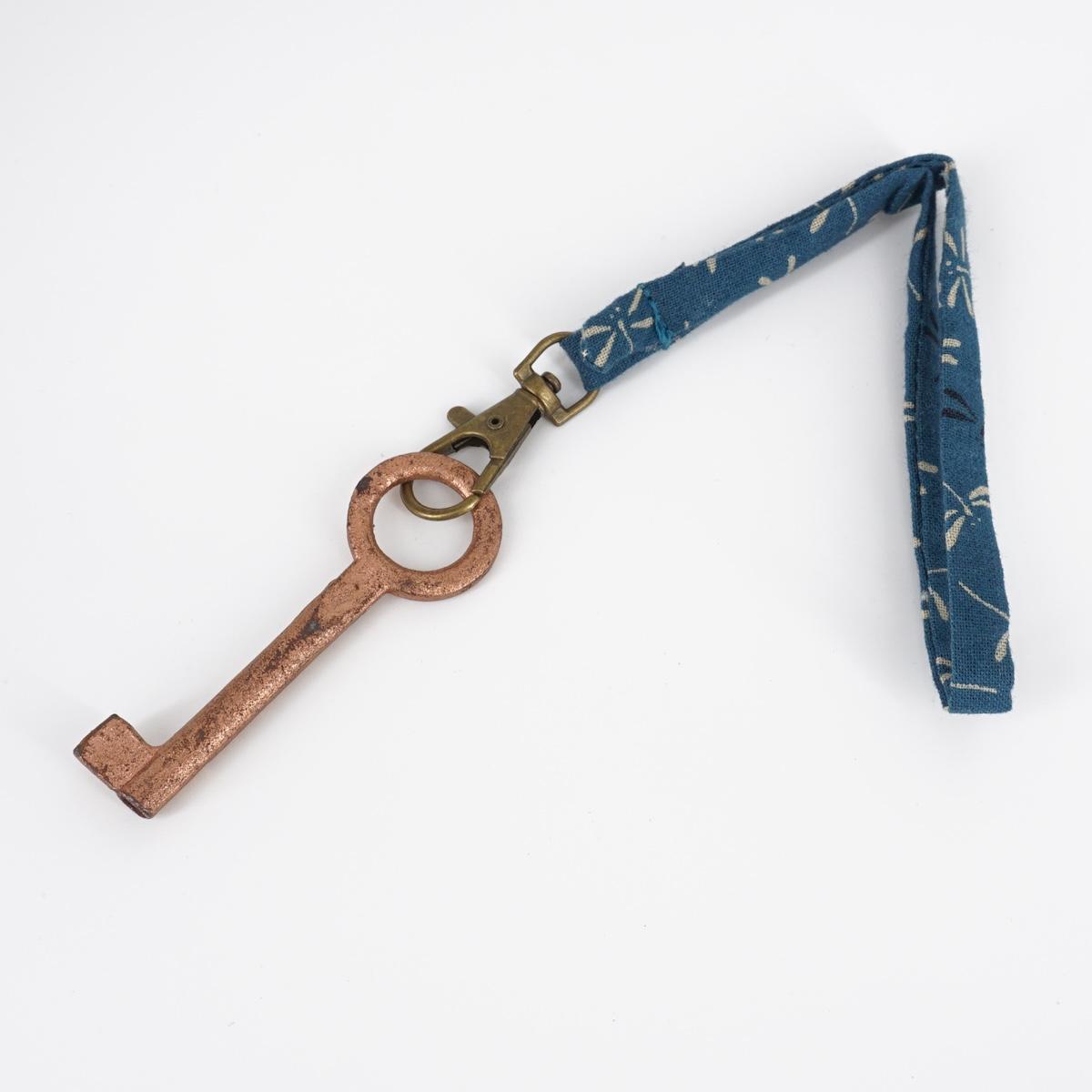 Portachiavi corto LIBELLULE BLU