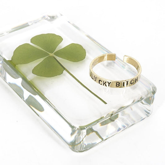 Anello fedina LUCKY BITCH ANELLO FEDINA LUCKY BITCH  Loti 