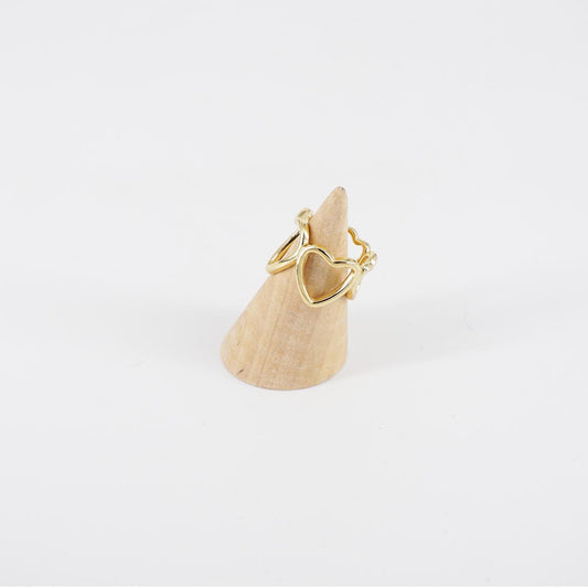 Anello CUORI BUCATI FASCIA