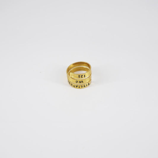 Round Ring YOU ARE A WONDER