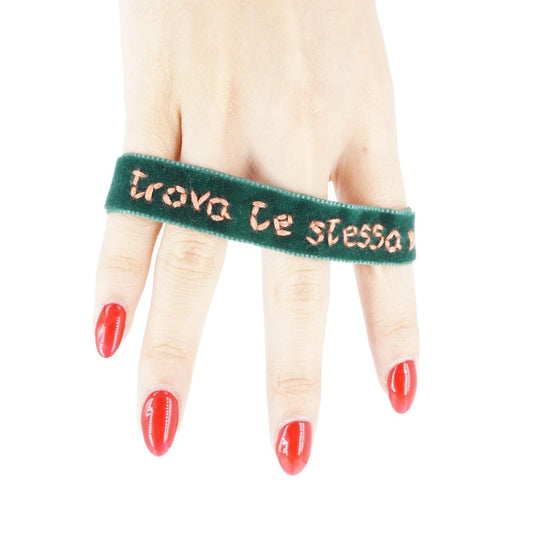 Bracciale in velluto TROVA TE STESSA BRACCIALE VELLUTO TROVA TE STESSA NOMADEA 